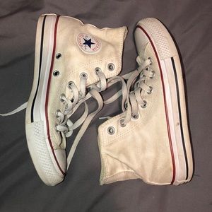 White high top converses
